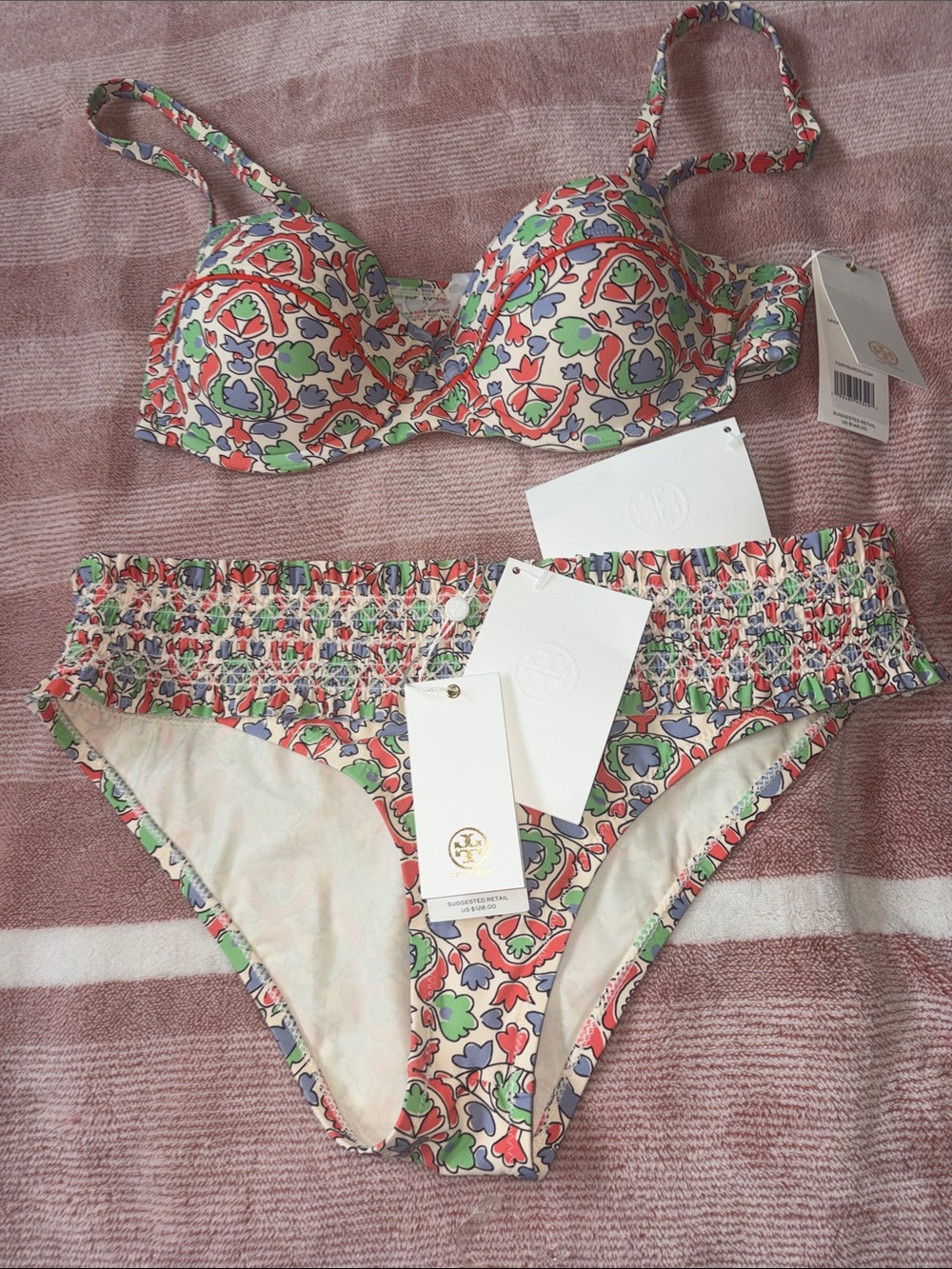 Tory Burch Multicolor Floral Underwire Bikini Set (NWT)